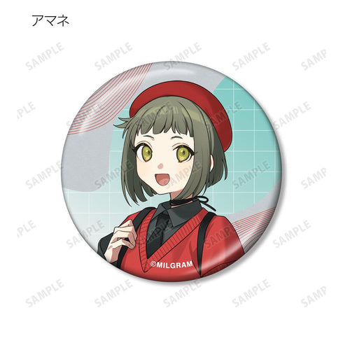 『MILGRAM -ミルグラム-』描き下ろし 5th Anniversary ver. トレーディングメタリック缶バッジ(単位/BOX)【202510再販】
